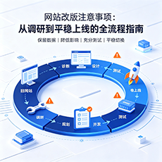 新野建站-网站改版注意事项：从调研到平稳上线的全流程指南