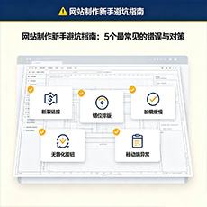 南阳建站-网站制作新手避坑指南：5个最常见的错误与对策