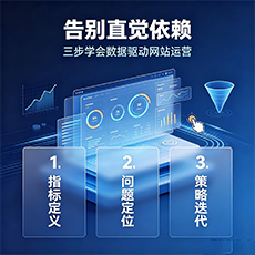 新野建站-告别直觉依赖：三步学会数据驱动网站运营