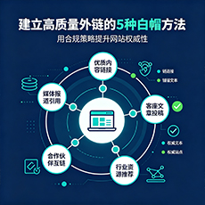 南阳建站-建立高质量外链的5种白帽方法